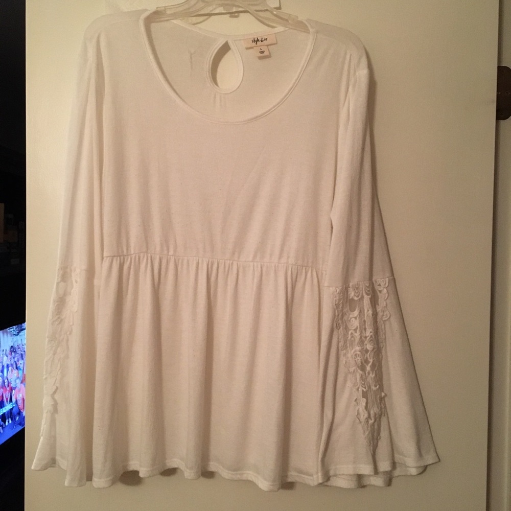 Style & Co cream top